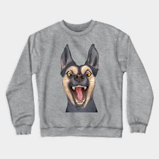 Cute surprised puppy Crewneck Sweatshirt